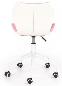 Dětská židle SUZAAN 1 růžová/bílá