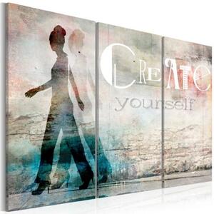 Obraz - Create yourself - triptych