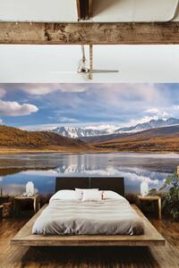 Malvis ® Tapeta Jezero a hory Vel. (šířka x výška): 144 x 105 cm