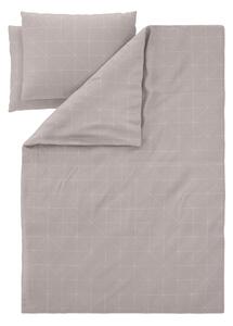 Livarno® Ložní povlečení z mikrovláknitého saténu, 220 x 240 cm, 70 x 90 cm (geometrie/béžová) (100394916003)