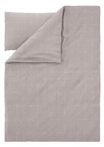 Livarno® Ložní povlečení z mikrovláknitého saténu, 140 x 200 cm, 70 x 90 cm (geometrie/béžová) (100395788003)