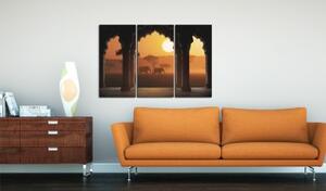 Obraz - The tranquillity of Africa - triptych