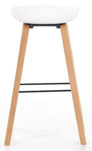 Barová židle UMA bílá/šedá