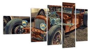 Obraz historického auta (110x60cm)