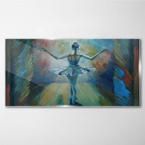 Obraz na skle Obraz na skle Abstrakce baletu tanečnice