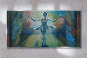 Obraz na skle Obraz na skle Abstrakce baletu tanečnice