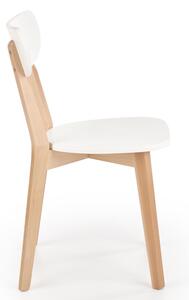 Jídelní židle LILLY přírodní/bílá