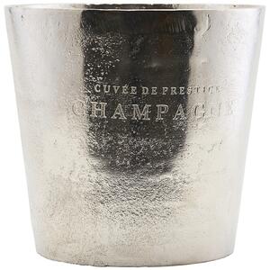 House Doctor Stříbrná kovová chladící nádoba na víno Cuvee Ø 23 cm