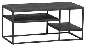 Hoorns Černý kovový konferenční stolek Fabe 90 x 45 cm