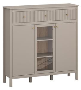 Komoda 2d1w3s (G) taupe Kleo