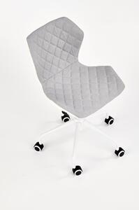 Dětská židle SUZAAN 1 šedá/bílá