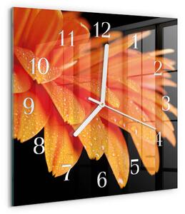 Skleněné hodiny Gerbera zskb-30x30-00084652