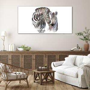 Obraz na skle Obraz na skle Zebra Animal Strips