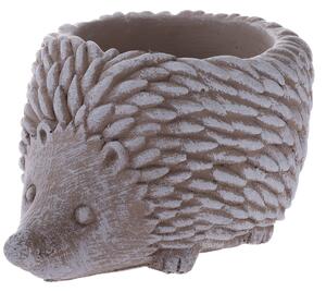 Betonový obal na květináč Ježek, 17 x 9 x 12,5 cm