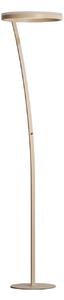FISCHER & HONSEL LED stojací lampa Sirko, písková, výška 177 cm, kov,, stmívatelný, Krémová / jantar, Obývací pokoj / jídelna, kov, Moderní