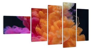 Obraz barevného dýmu (110x60cm)