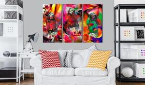 Obraz - Crazy Monkeys - triptych