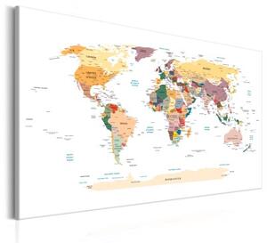 Obraz - World Map: Travel Around the World