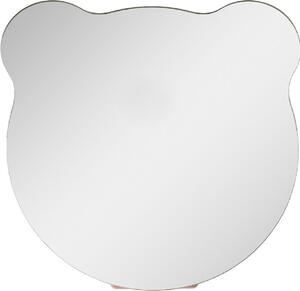 Juleeze JZSP0018 Stolní zrcadlo 16x16x4 cm stříbrno-růžové elegantní provedení