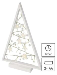 LED Vánoční dekorace 15xLED/2xAA stromeček