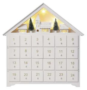 LED Adventní kalendář 8xLED/2xAA bílá