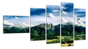 Horský výhled - moderní obrazy (110x60cm)