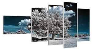 Strom v zimě, obraz na zeď (110x60cm)