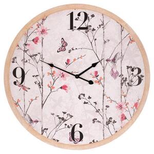 NÁSTĚNNÉ HODINY, pink, 58 cm XXXL