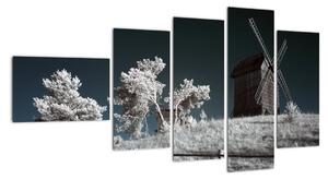 Větrný mlýn, obraz (110x60cm)