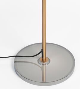 Bronzová kovová stojací lampa ZUIVER FLOAT 132 cm