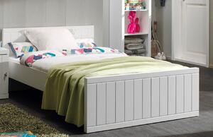 Bílá dřevěná postel Vipack Robin 120 x 200 cm