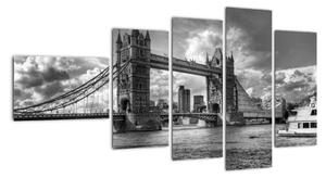 Tower Bridge - moderní obrazy (110x60cm)