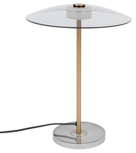 Bronzová kovová stolní lampa ZUIVER FLOAT 42 cm