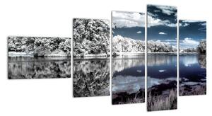 Zimní krajina - obraz (110x60cm)