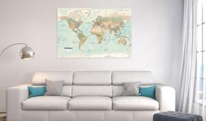 Obraz - World Map: Beautiful World