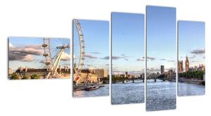 Londýnské oko (London eye) - obraz do bytu (110x60cm)