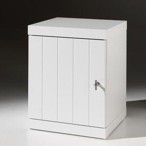 Bílý dřevěný noční stolek Vipack Robin 55,5 x 40 cm