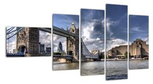 Tower Bridge - moderní obrazy (110x60cm)