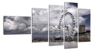 Londýnské oko (London eye) - obraz (110x60cm)
