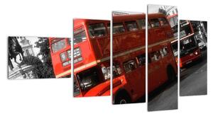 Anglický autobus Double-decker - obraz (110x60cm)
