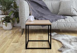 Konferenční stolek BELRET, 60x45x60, černá lesk