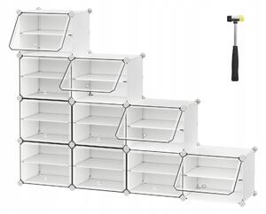Botník Songmics 83 x 156 x 32 cm bílý