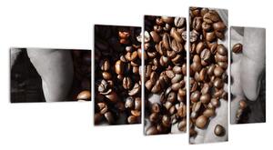 Kávová zrna - obraz (110x60cm)