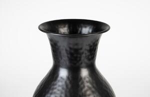 White Label Černá váza WLL DUNJA 49 cm