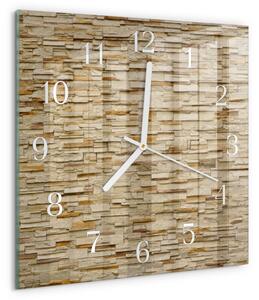 Skleněné hodiny Dekorativní kámen zskb-30x30-00295205