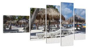 Plážový resort - obrazy (110x60cm)