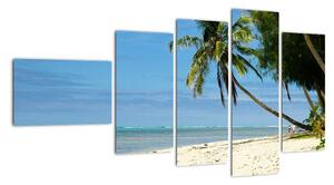 Fotka pláže - obraz (110x60cm)