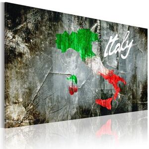 Obraz - Artistic map of Italy