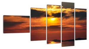 Západ slunce - obraz (110x60cm)
