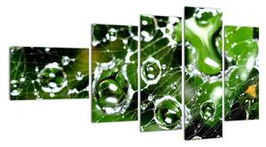 Kapky vody - obrazy (110x60cm)
